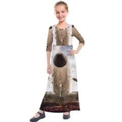 Legend Of The Sky Kids  Quarter Sleeve Maxi Dress by FunnyCow