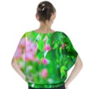 Green Birch Leaves, Pink Flowers Blouse View2