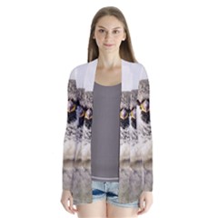 Do Not Mess With Sparrows Drape Collar Cardigan by FunnyCow