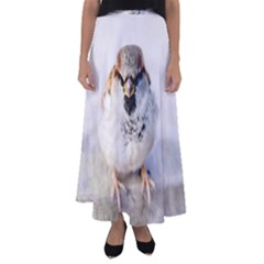 Do Not Mess With Sparrows Flared Maxi Skirt by FunnyCow