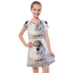 Do Not Mess With Sparrows Kids  Cross Web Dress