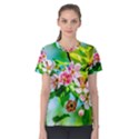 Crab Apple Flowers Women s Cotton Tee View1