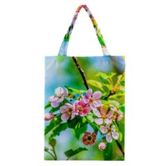 Crab Apple Flowers Classic Tote Bag by FunnyCow