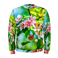 Crab Apple Flowers Men s Sweatshirt by FunnyCow