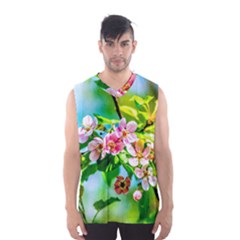 Crab Apple Flowers Men s Basketball Tank Top by FunnyCow