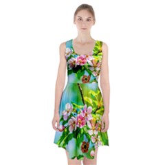 Crab Apple Flowers Racerback Midi Dress by FunnyCow