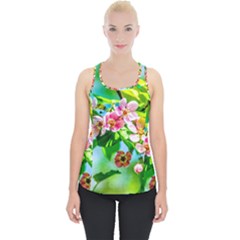 Crab Apple Flowers Piece Up Tank Top by FunnyCow