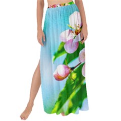 Crab Apple Flowers Maxi Chiffon Tie-up Sarong by FunnyCow