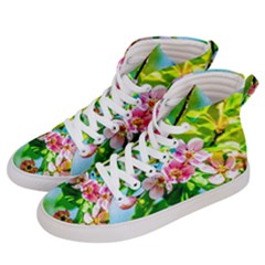 Crab Apple Flowers Men s Hi-top Skate Sneakers by FunnyCow