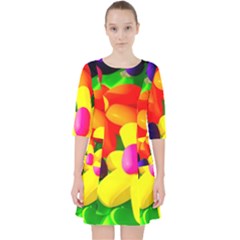 Toy Balloon Flowers Pocket Dress by FunnyCow