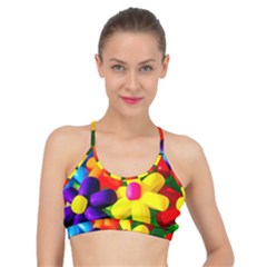 Toy Balloon Flowers Basic Training Sports Bra by FunnyCow