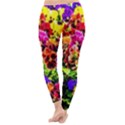 Viola Tricolor Flowers Classic Winter Leggings View4