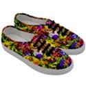 Viola Tricolor Flowers Men s Classic Low Top Sneakers View3