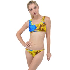 Yellow Maple Leaves The Little Details Bikini Set