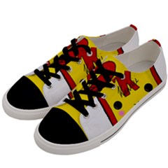 Kawaii Cute Tennants Lager Can Men s Low Top Canvas Sneakers by CuteKawaii1982