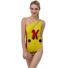 Kawaii Cute Tennants Lager Can To One Side Swimsuit