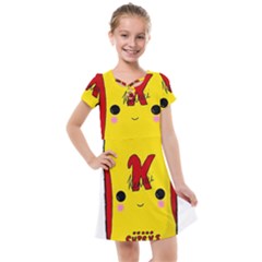 Kawaii Cute Tennants Lager Can Kids  Cross Web Dress