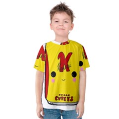 Kawaii Cute Tennants Lager Can Kids  Cotton Tee