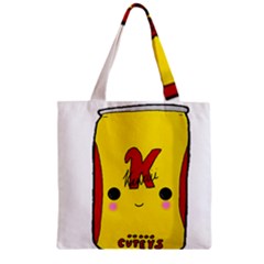 Kawaii Cute Tennants Lager Can Zipper Grocery Tote Bag by CuteKawaii1982