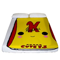 Kawaii Cute Tennants Lager Can Fitted Sheet (california King Size) by CuteKawaii1982