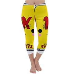 Kawaii Cute Tennants Lager Can Capri Winter Leggings  by CuteKawaii1982