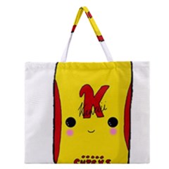 Kawaii Cute Tennants Lager Can Zipper Large Tote Bag by CuteKawaii1982