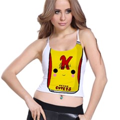 Kawaii Cute Tennants Lager Can Spaghetti Strap Bra Top