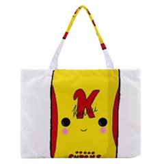 Kawaii Cute Tennants Lager Can Zipper Medium Tote Bag by CuteKawaii1982