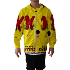 Kawaii Cute Tennants Lager Can Hooded Windbreaker (kids)