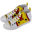 Kawaii cute Tennants Lager Can Women s Mid-Top Canvas Sneakers View2