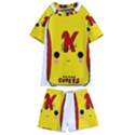 Kawaii cute Tennants Lager Can Kids  Swim Tee and Shorts Set View1