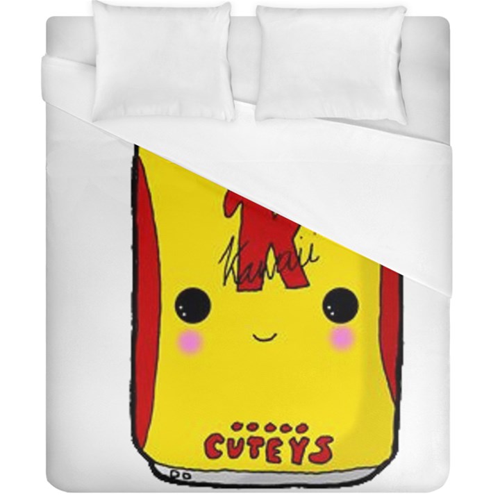 Kawaii cute Tennants Lager Can Duvet Cover (California King Size)