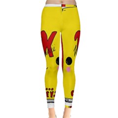 Kawaii Cute Tennants Lager Can Inside Out Leggings by CuteKawaii1982