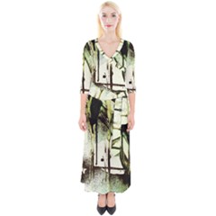 There Is No Promissed Rain 5 Quarter Sleeve Wrap Maxi Dress by bestdesignintheworld