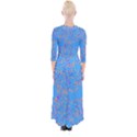 Periwinkle Blue Quarter Sleeve Wrap Maxi Dress View2