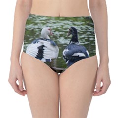 Muscovy Ducks At The Pond Classic High-waist Bikini Bottoms by IIPhotographyAndDesigns