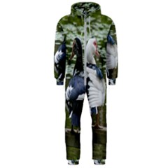 Muscovy Ducks At The Pond Hooded Jumpsuit (men)  by IIPhotographyAndDesigns