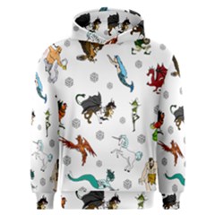 Dundgeon And Dragons Dice And Creatures Men s Overhead Hoodie by IIPhotographyAndDesigns