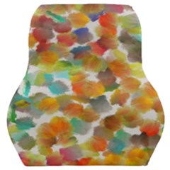 Colorful Paint Brushes On A White Background                                   Car Seat Back Cushion by LalyLauraFLM