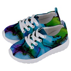 Blue Green Ink                                  Kids  Lightweight Sports Shoes by LalyLauraFLM