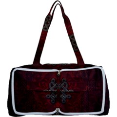 Decorative Celtic Knot On Dark Vintage Background Multi Function Bag	 by FantasyWorld7