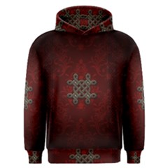 Decorative Celtic Knot On Dark Vintage Background Men s Overhead Hoodie by FantasyWorld7