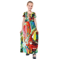 Red Aeroplane 2 Kids  Short Sleeve Maxi Dress by bestdesignintheworld