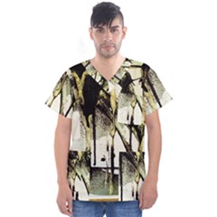 There Is No Promissed Rain 2 Men s V-neck Scrub Top