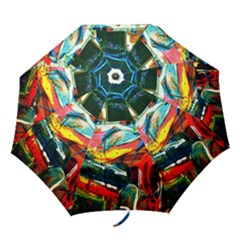 Red Aeroplane 3 Folding Umbrellas by bestdesignintheworld