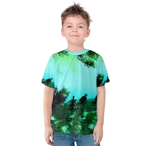 Hot Day In Dallas 36 Kids  Cotton Tee by bestdesignintheworld