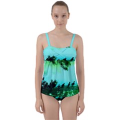 Hot Day In Dallas 36 Twist Front Tankini Set by bestdesignintheworld