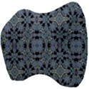 Oriental Ornate Pattern Velour Head Support Cushion View4