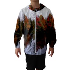 Autumn Pond Hooded Windbreaker (kids) by IIPhotographyAndDesigns