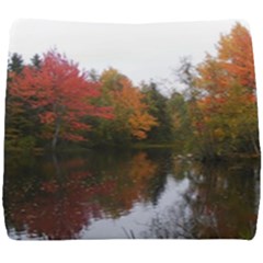 Autumn Pond Seat Cushion by IIPhotographyAndDesigns